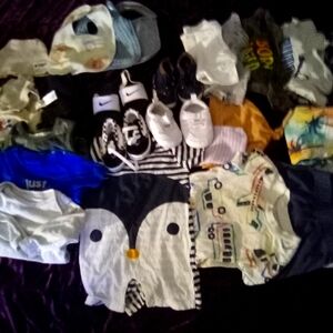 Baby boy clothes and shoes